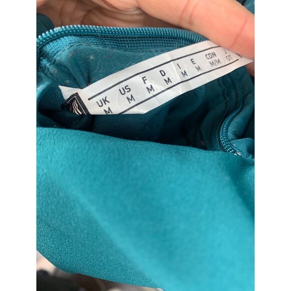 Women's Adidas Green & Black Reversible Zipper Puffer Vest Size M - Picture 4 of 10